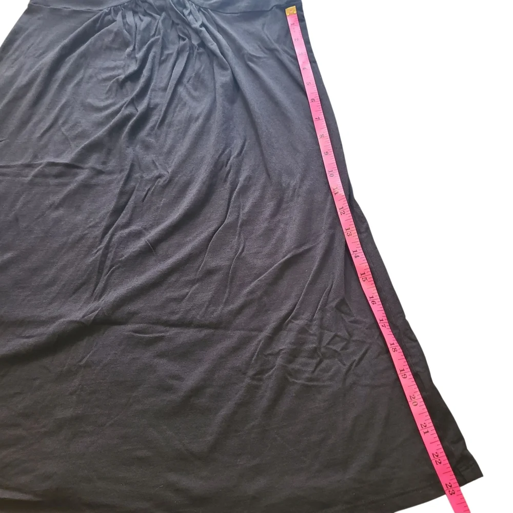American Eagle Black Halter Sundress Women’s Large Y2K Strapless - Picture 7 of 9